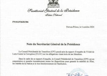 Le Conseil Présidentiel de Transition réagit aux allégations de corruption
