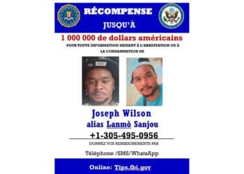 Les États-Unis annoncent une récompense d&rsquo;un million de dollars pour l&rsquo;arrestation du gang « Lanmò Sanjou »