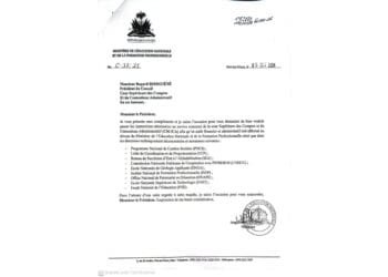 Haïti: Le Ministère de l’Éducation sollicite un audit financier : Transparence ou manœuvre politique ?