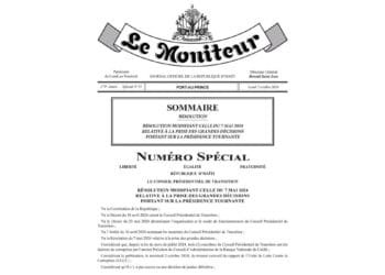 Le Moniteur dévoile la nouvelle organisation de la présidence tournante jusqu&rsquo;en 2026