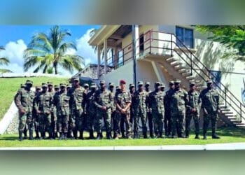 Les Vingt Cinq Soldats Haïtiens Formés En Martinique Rentrent Chez Eux