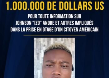 Les États-Unis offrent jusqu’à 1 million de dollars pour la capture de Johnson André alias « Izo »